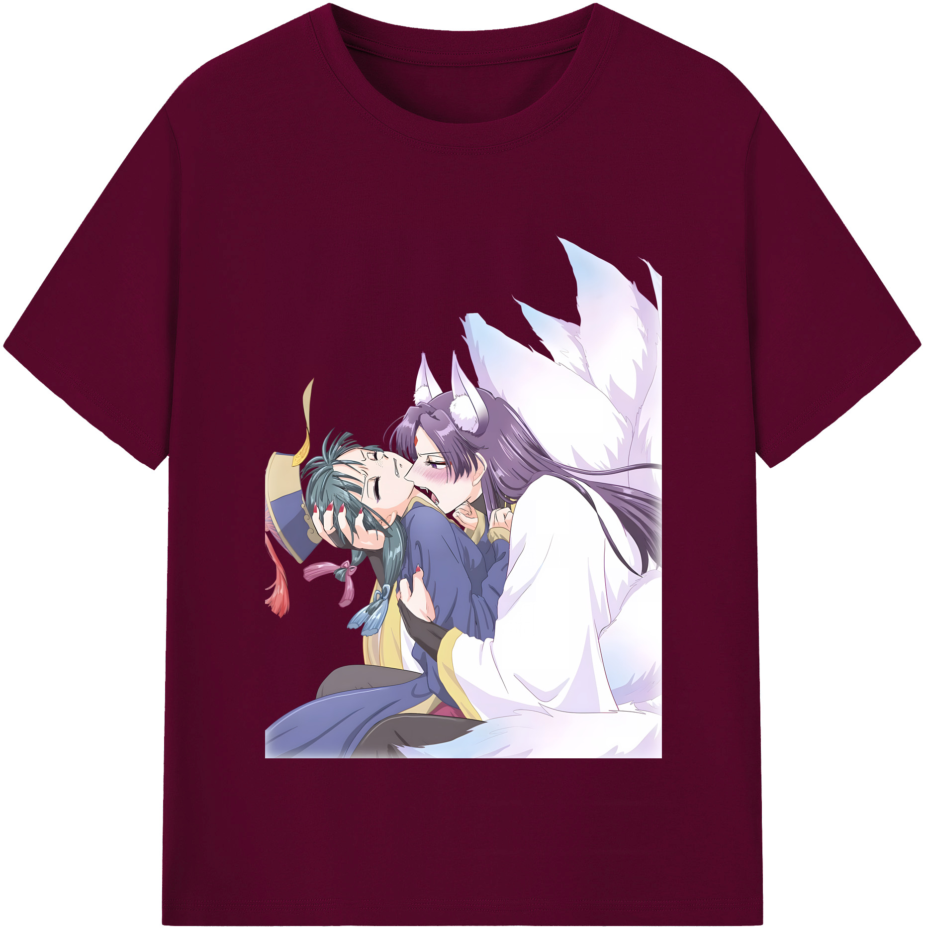 （画像用） 薬屋のひとりごと The Apothecary Diaries レディースカジュアルプリントTシャツ（綿100％）
